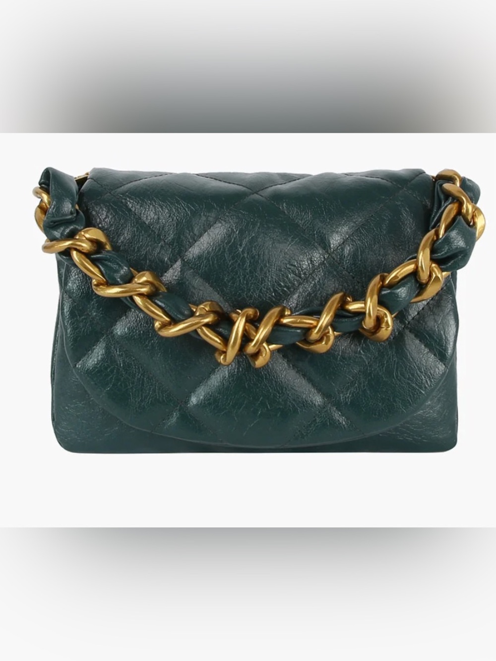 CHILLX Maddie Diamond Pattern Shoulder Bag